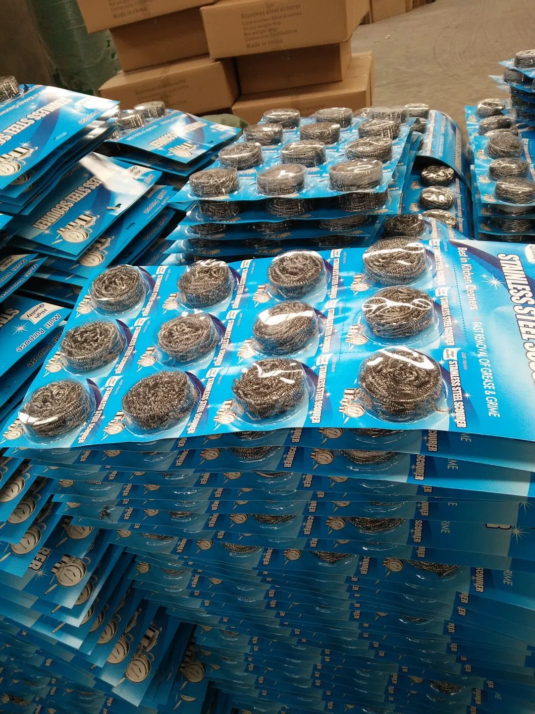 Bulk Supply Stainless Steel 410/430 Scrubbers for Industrial Kitchen Cleaning Equipment