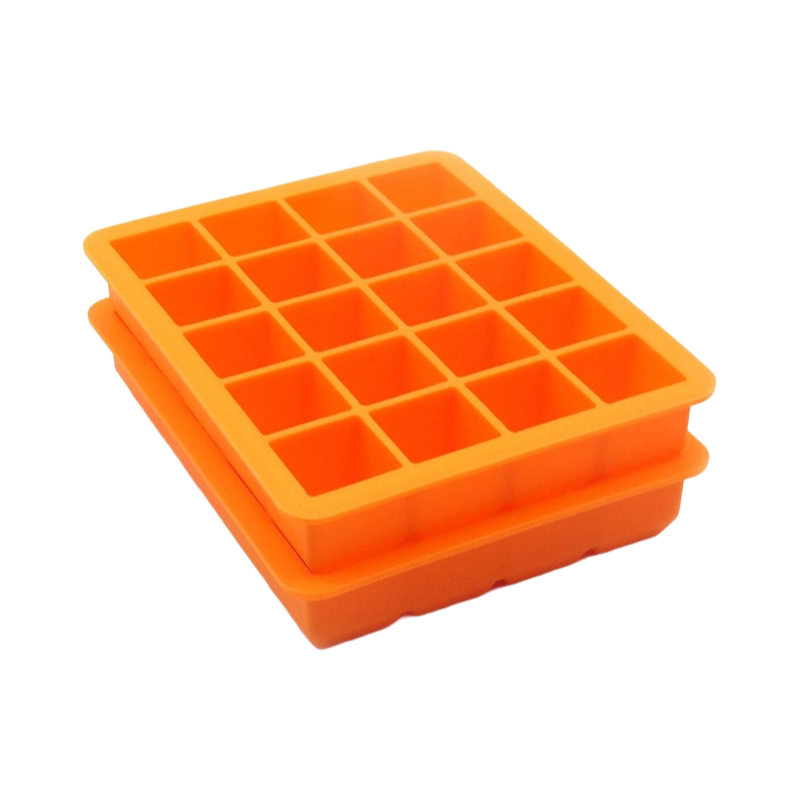 Reusable Non-Stick Silicone Ice Cube Trays for DIY Drinks and Food Preparation