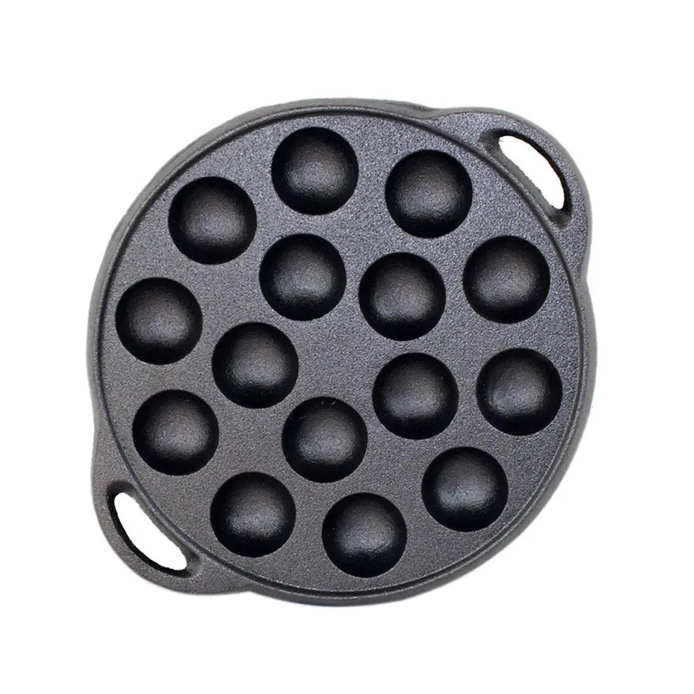 Bulk Order 15 Cup Cast Iron Baking Pan - LFGB Certified Commercial Muffin Tray Manufacturer