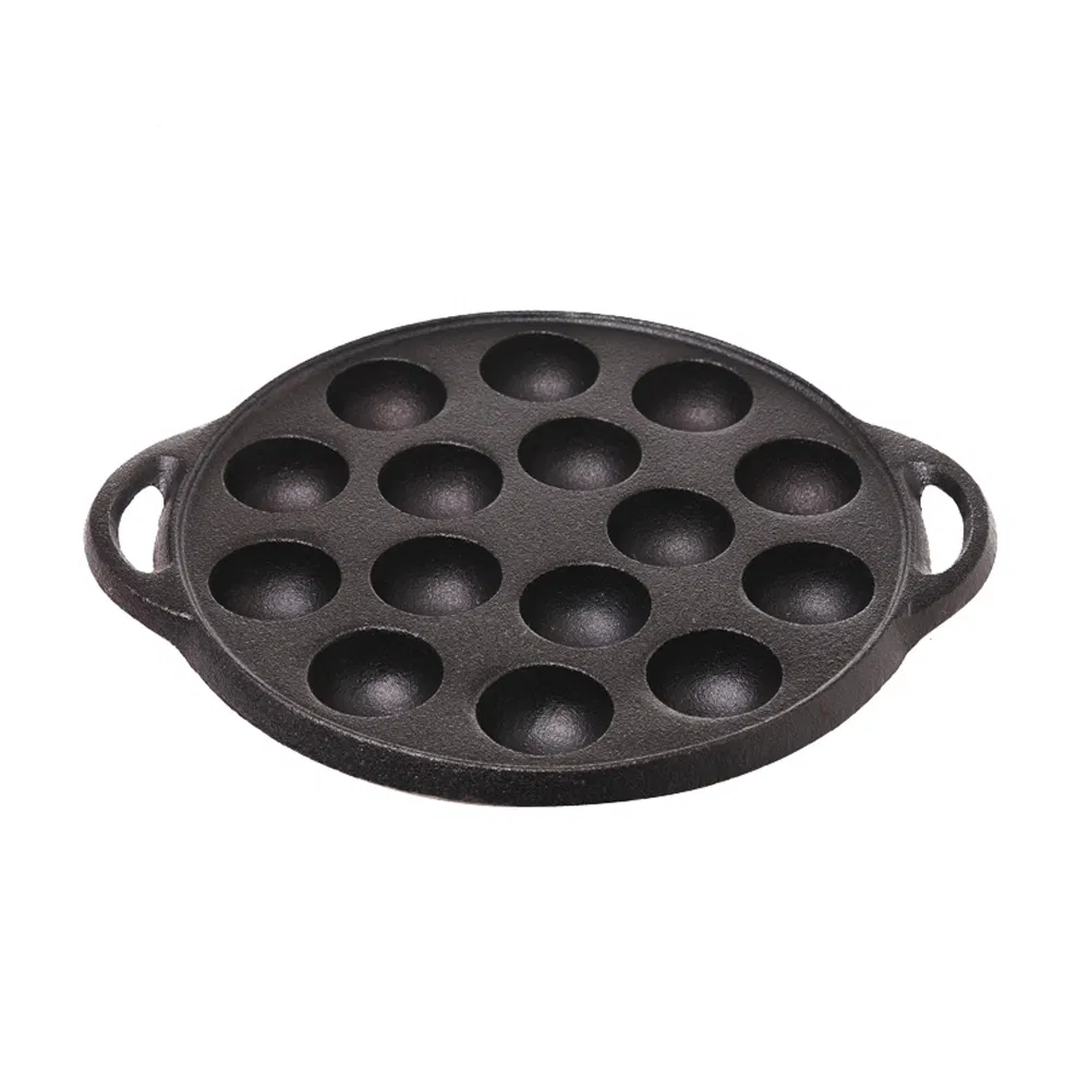 Bulk Order 15 Cup Cast Iron Baking Pan - LFGB Certified Commercial Muffin Tray Manufacturer
