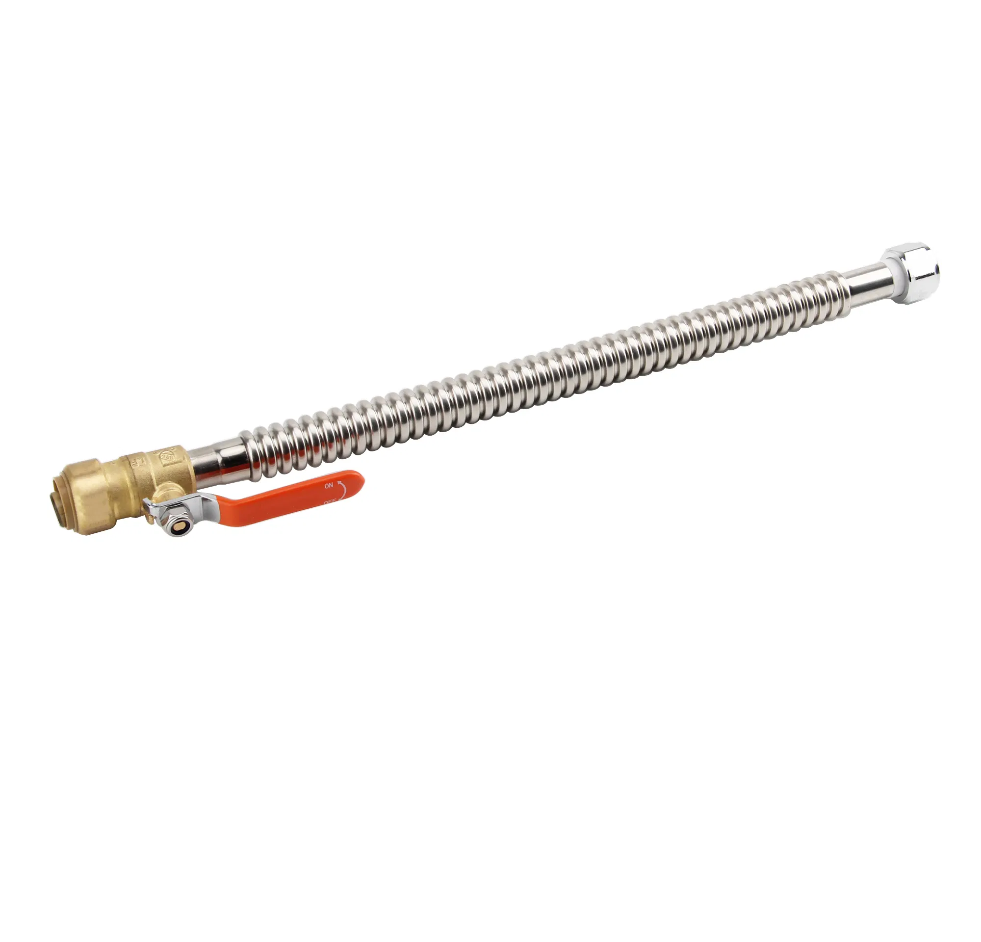 Customizable Length Stainless Steel Corrugated Pipe for Plumbing Installations