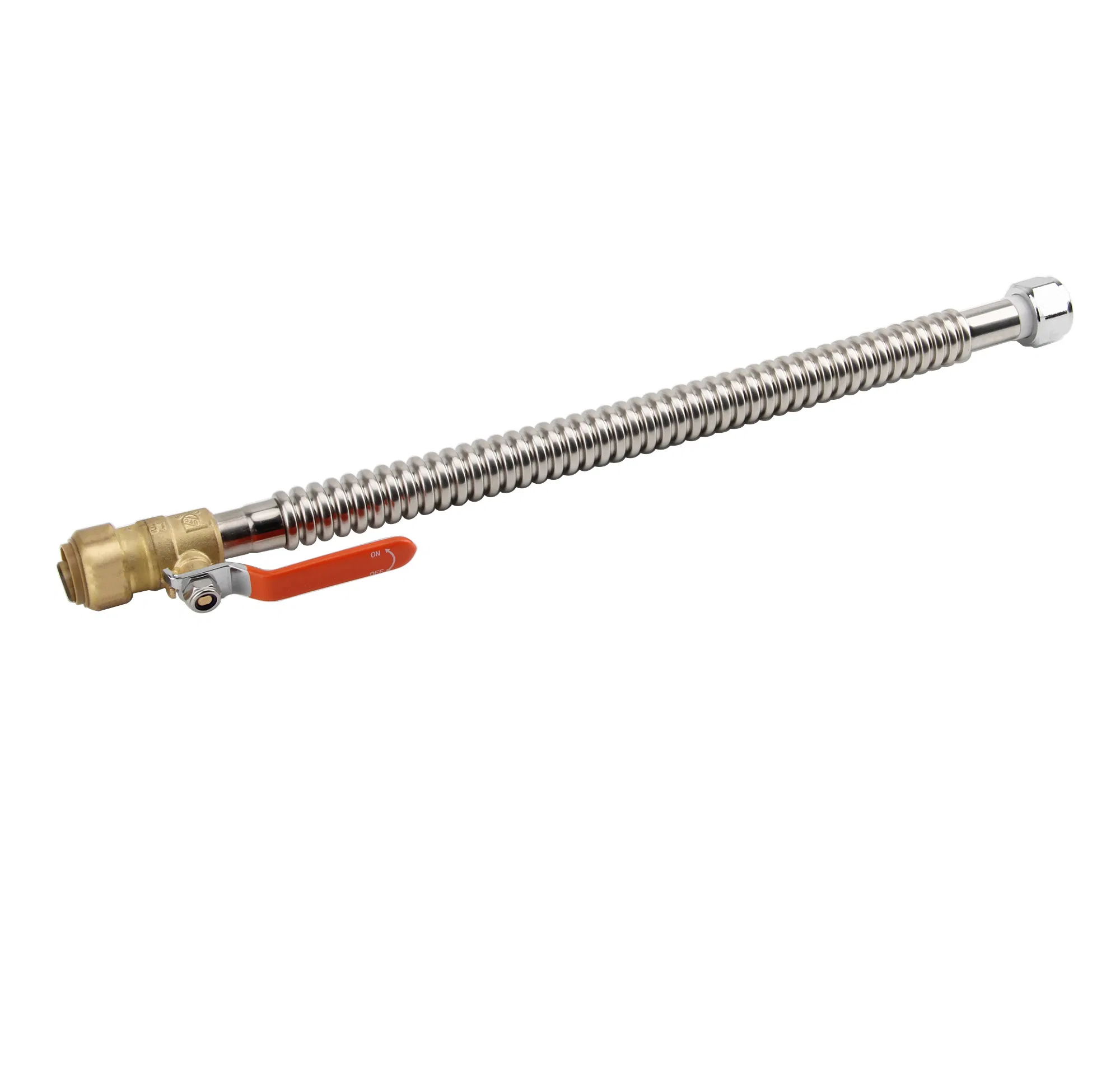 Customizable Length Stainless Steel Corrugated Pipe for Plumbing Installations