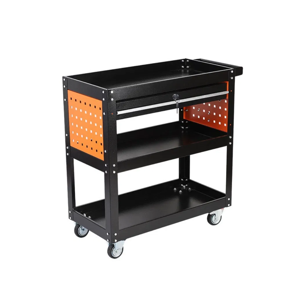 Professional Tool Storage Cart with Anti-Corrosion Coating and Smooth Wheels