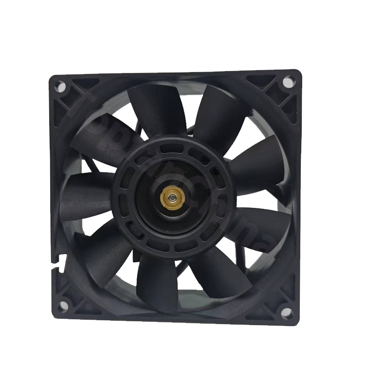 Waterproof IP68 EC Axial Fan 92mm - 24W 115V/220V DC Ventilation Fan with PWM Speed Control