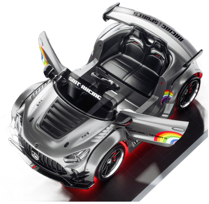 Kids Electric Ride On Car Toy Vehicle with Music & Remote Control for Children 3-8 Years