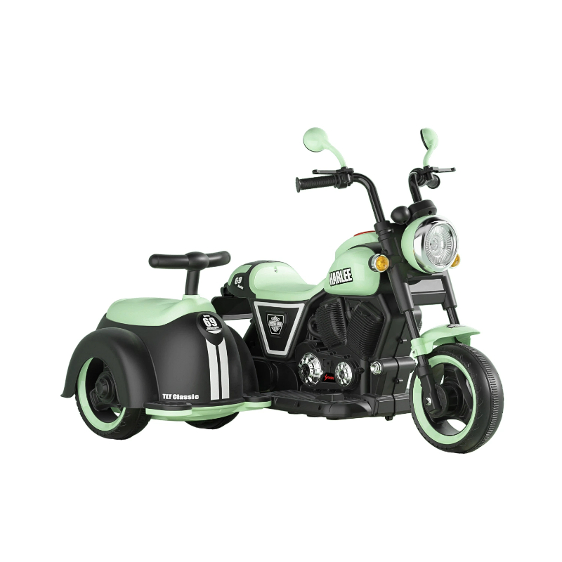 High Quality Kids Electric Motorcycle Toy - Double Seat Steel Frame Ride-On Vehicle for Children