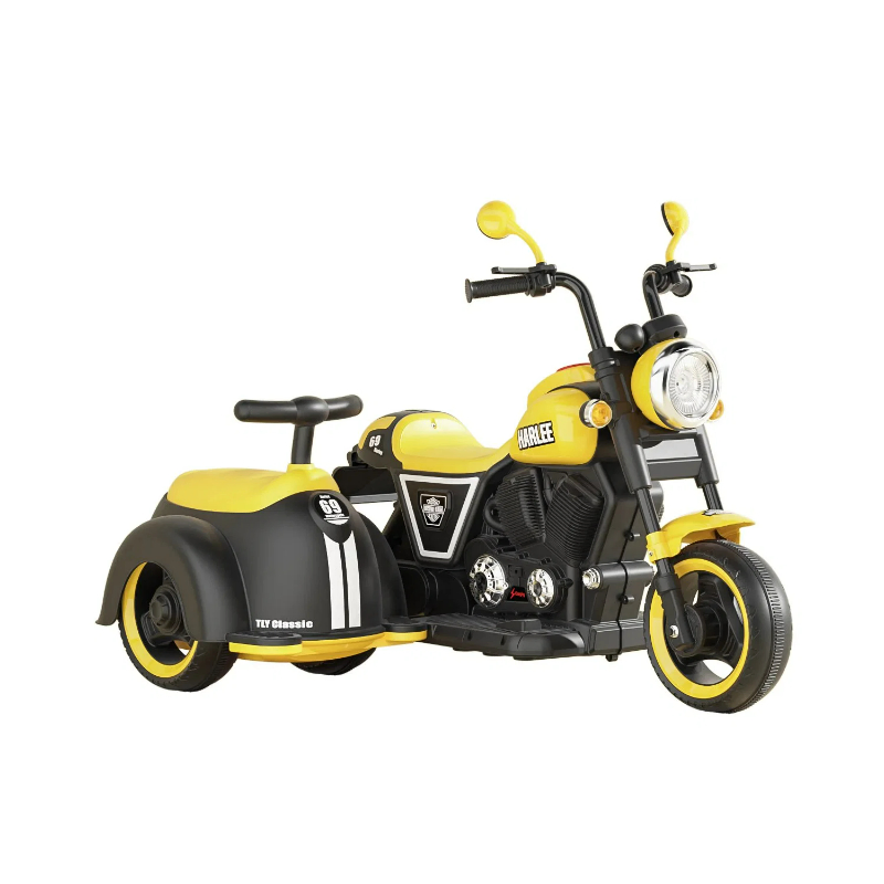 High Quality Kids Electric Motorcycle Toy - Double Seat Steel Frame Ride-On Vehicle for Children