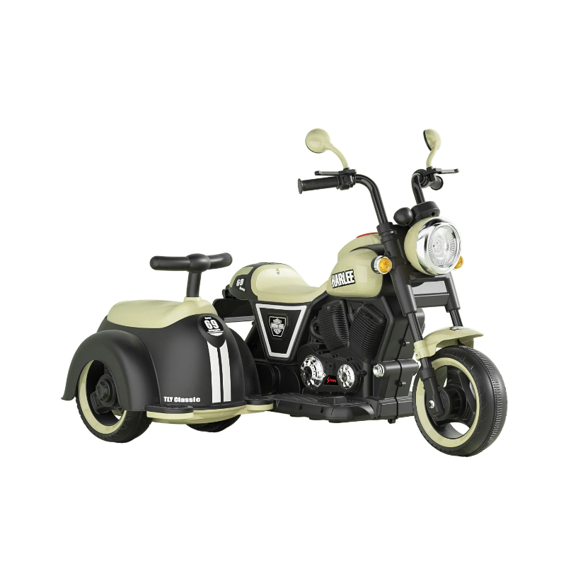 High Quality Kids Electric Motorcycle Toy - Double Seat Steel Frame Ride-On Vehicle for Children