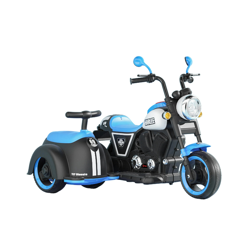 High Quality Kids Electric Motorcycle Toy - Double Seat Steel Frame Ride-On Vehicle for Children