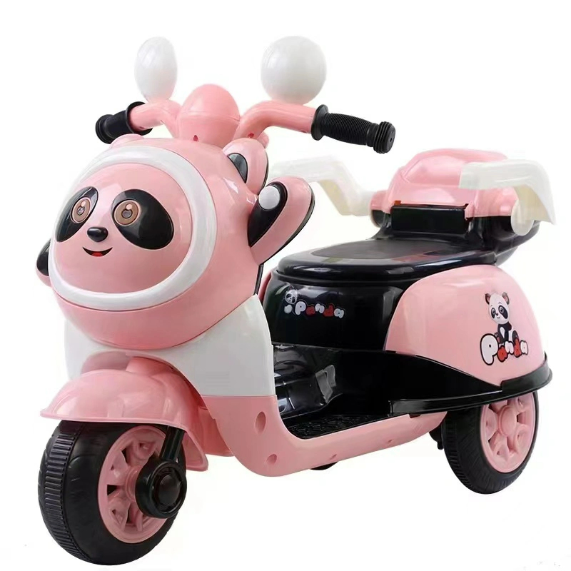 Premium Panda Electric Tricycle for Kids - Safe Steel Construction Toy Vehicle
