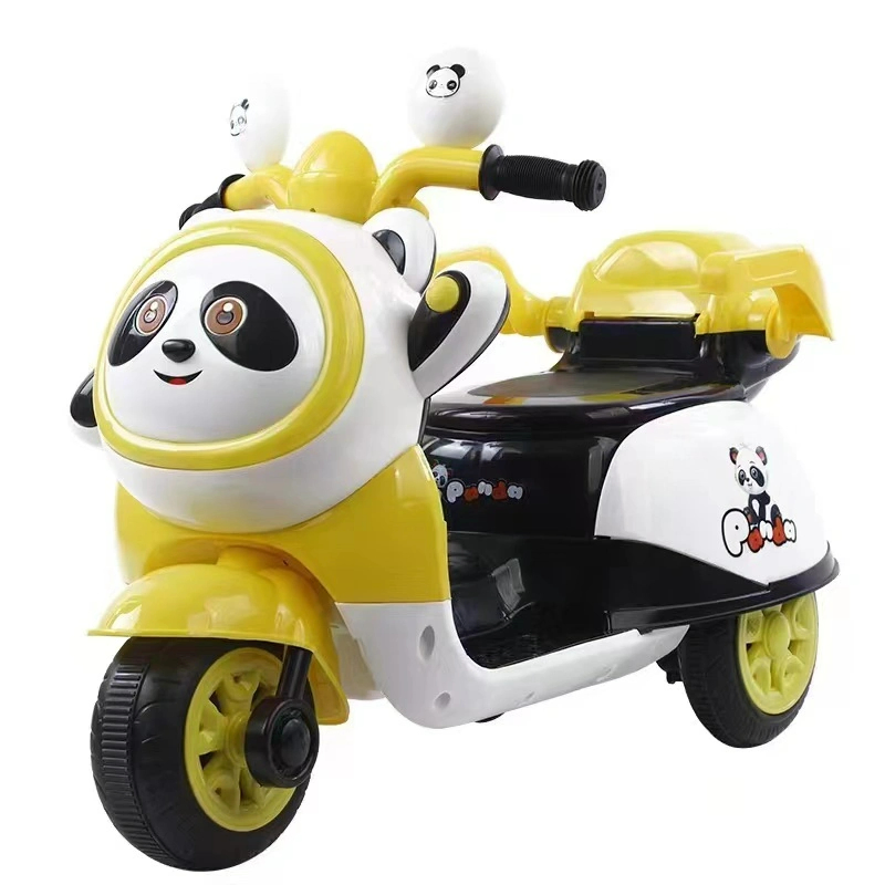 Premium Panda Electric Tricycle for Kids - Safe Steel Construction Toy Vehicle