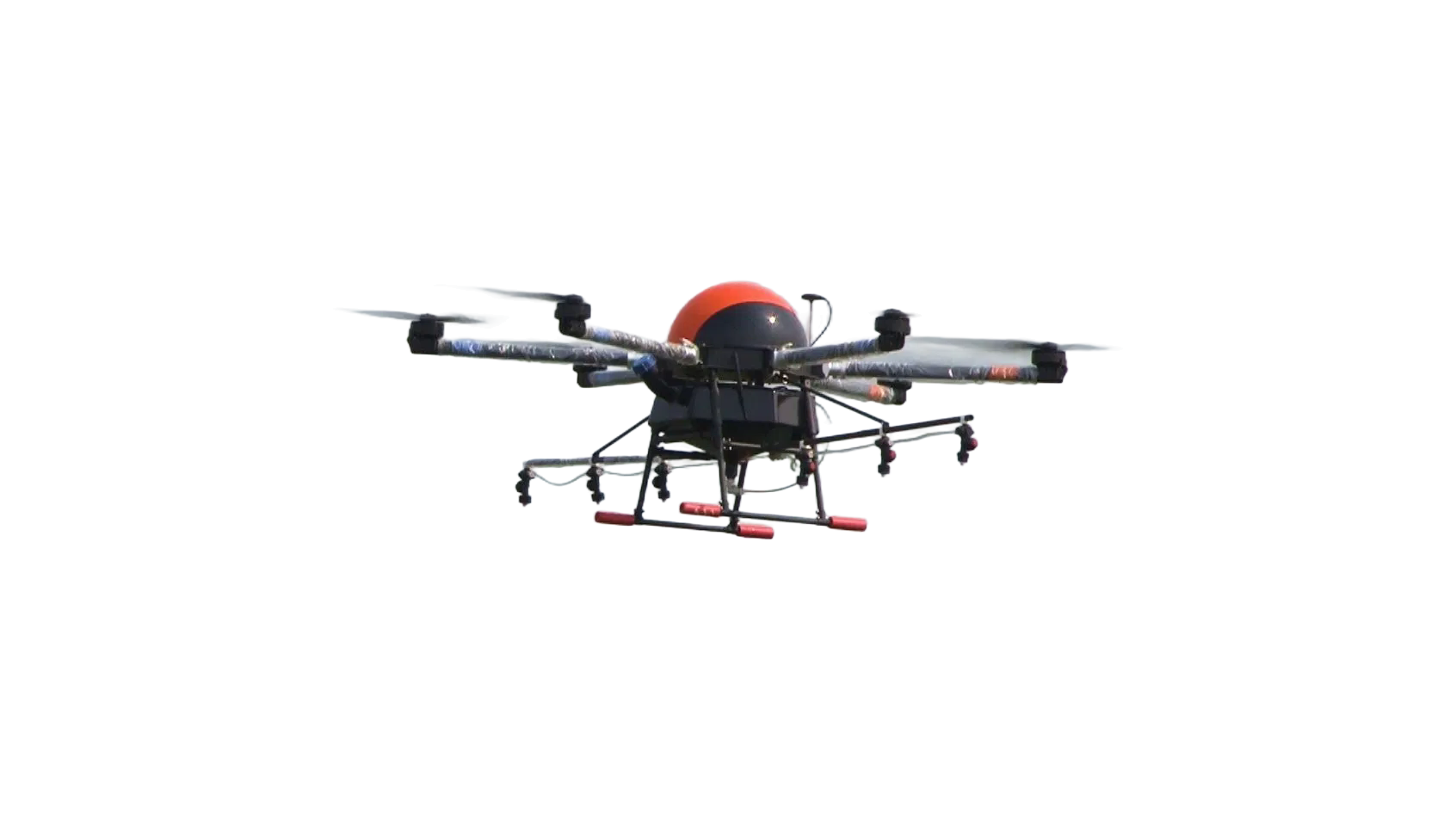 Waterproof Agricultural Spraying UAV with Quick Release Design and 360° LED Lighting