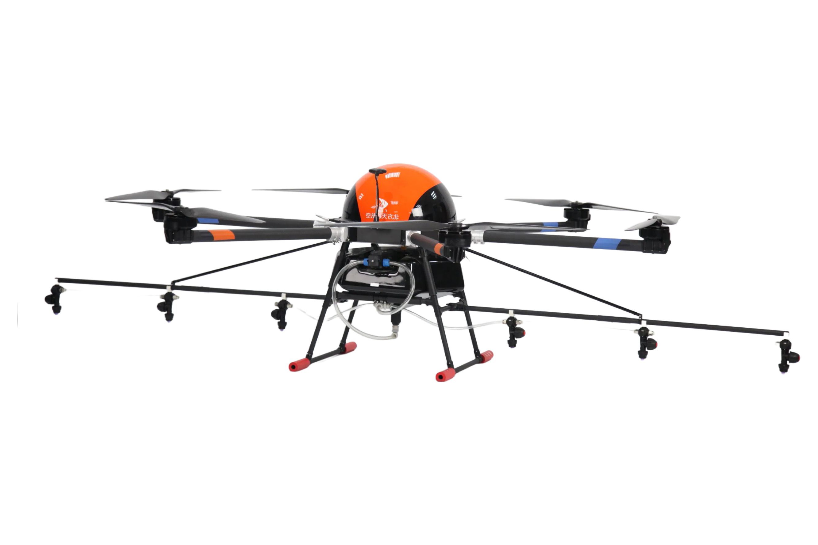 Waterproof Agricultural Spraying UAV with Quick Release Design and 360° LED Lighting