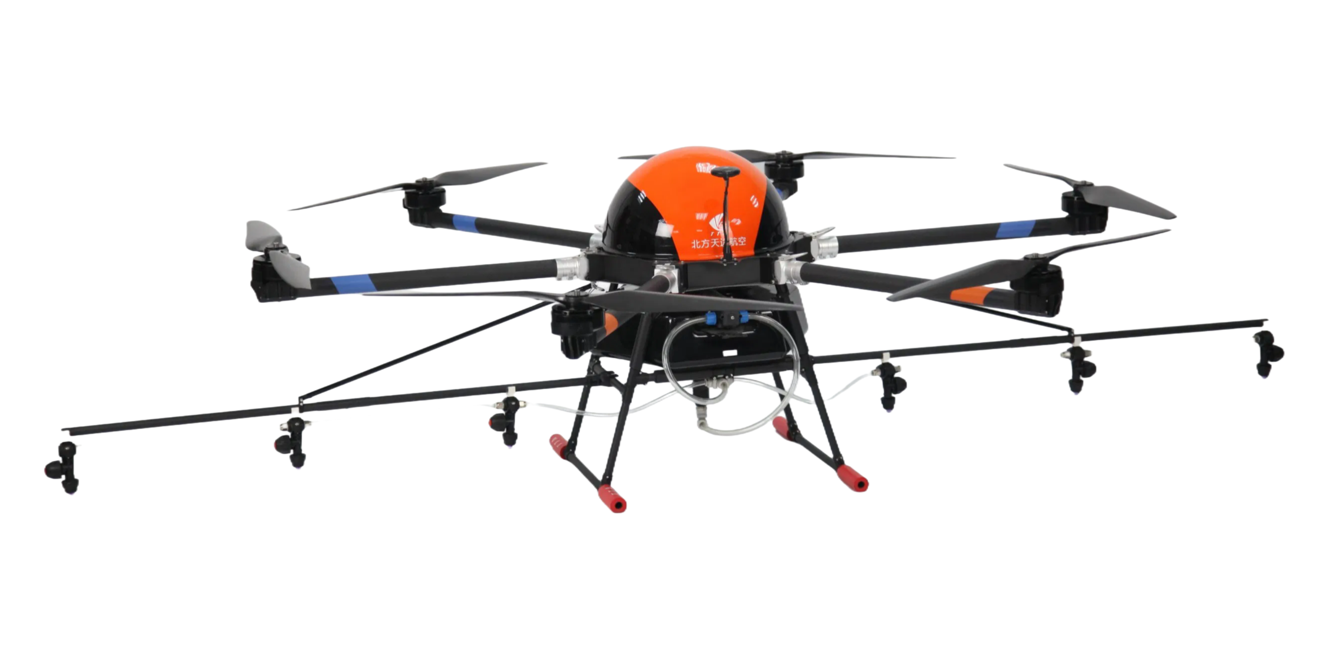 Waterproof Agricultural Spraying UAV with Quick Release Design and 360° LED Lighting