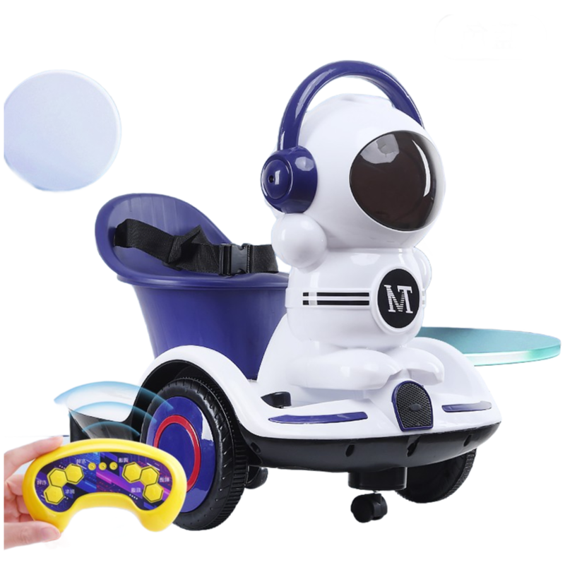 Factory Supply PP Material Children's Drift Balance Electric Car Toy with Water Flow Light