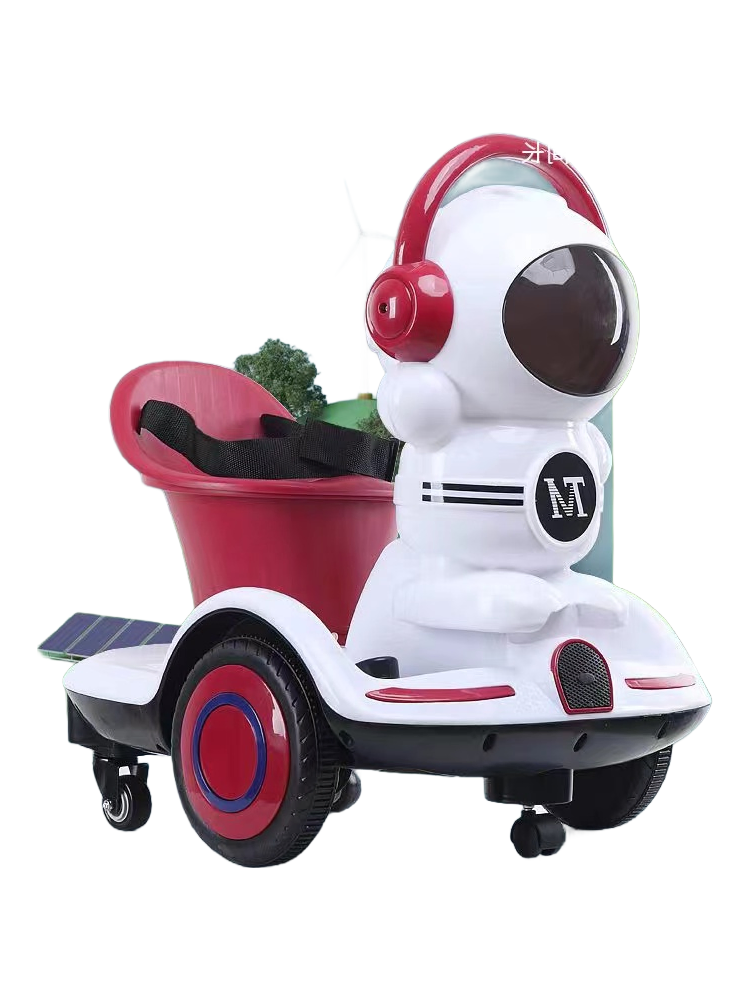 Factory Supply PP Material Children's Drift Balance Electric Car Toy with Water Flow Light