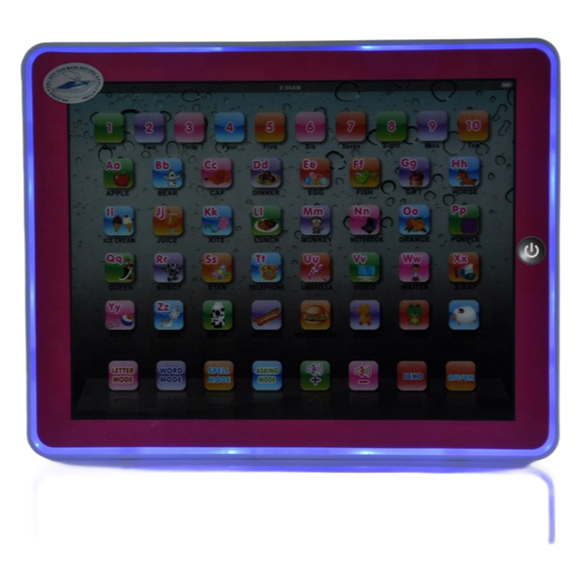 English ABC iPad for Kids - Interactive Learning Machine Toy with Touch Screen | Educational Electronic Device for Children 3-8 Years