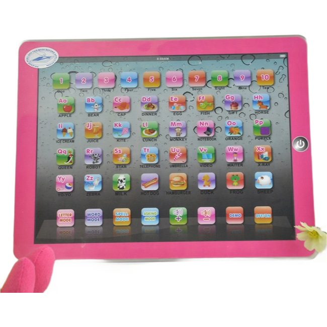 English ABC iPad for Kids - Interactive Learning Machine Toy with Touch Screen | Educational Electronic Device for Children 3-8 Years