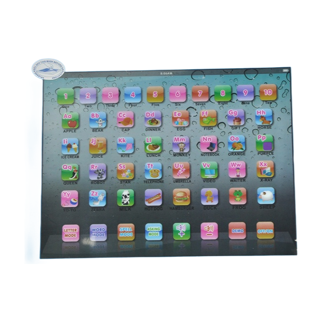 English ABC iPad for Kids - Interactive Learning Machine Toy with Touch Screen | Educational Electronic Device for Children 3-8 Years