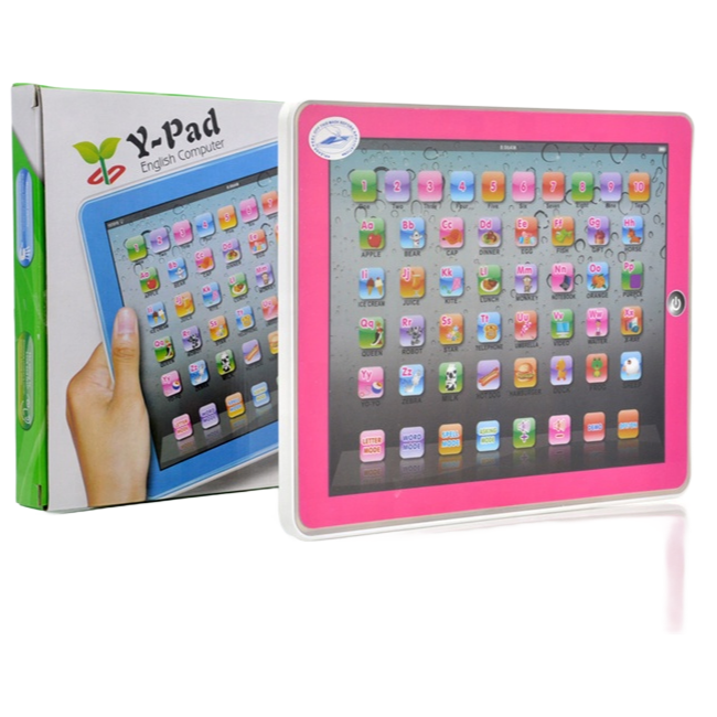 English ABC iPad for Kids - Interactive Learning Machine Toy with Touch Screen | Educational Electronic Device for Children 3-8 Years