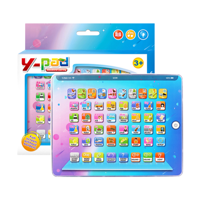 English Number Learning Machine - Interactive Touch Button Educational Toy for Kids with Light & Music