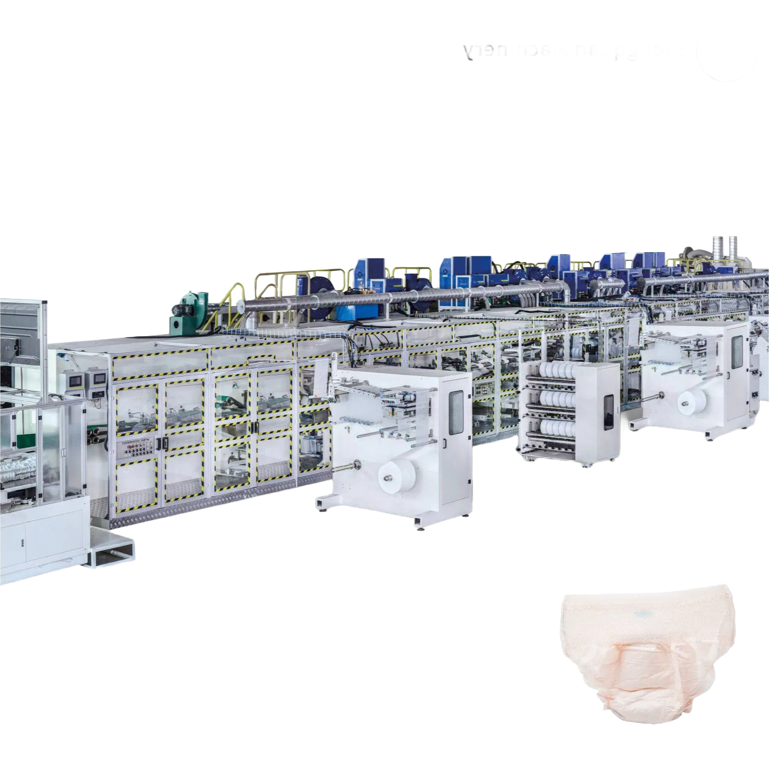 Large Capacity 97% Yield Rate Menstrual Underwear Manufacturing Equipment