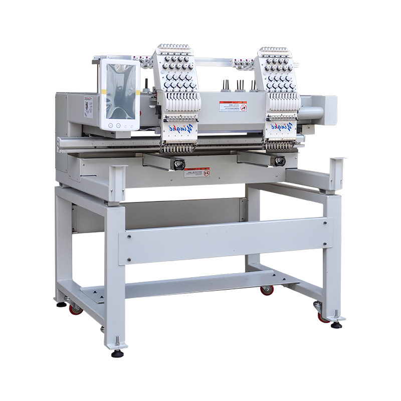 Automatic Towel Patch Clothing Hat Flat Embroidery Machine with Beijing DAHAO 328 Electronic Control