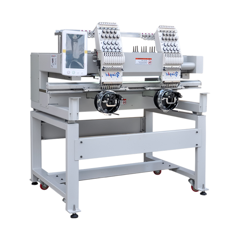 Automatic Towel Patch Clothing Hat Flat Embroidery Machine with Beijing DAHAO 328 Electronic Control