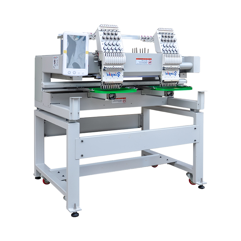 Automatic Towel Patch Clothing Hat Flat Embroidery Machine with Beijing DAHAO 328 Electronic Control