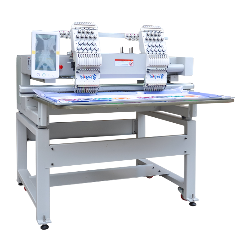 Automatic Towel Patch Clothing Hat Flat Embroidery Machine with Beijing DAHAO 328 Electronic Control