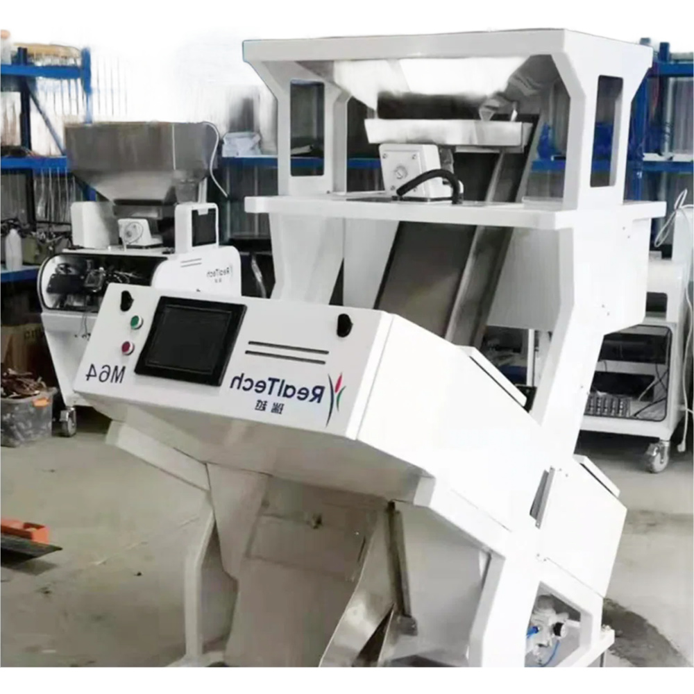 High Accuracy M64 Bean Grain Rice Color Sorter Machine with 64 Channels for Industrial Use