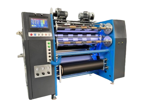 Wholesale TTR Slitting Equipment with Magnetic Clip Blades and Semi-Auto Leader Table for Efficiency