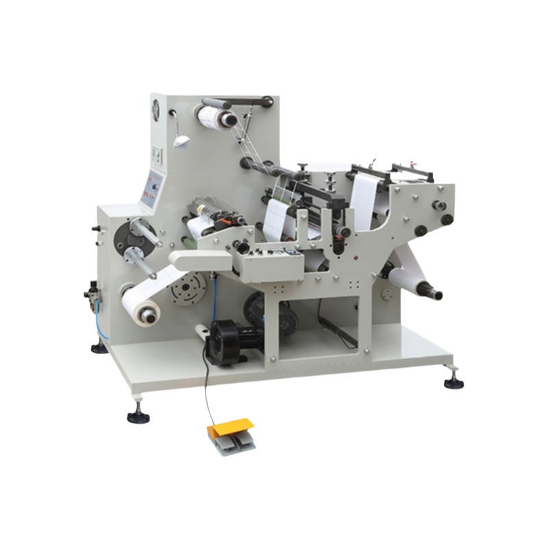 Professional Rotary Die Cutting Equipment for Blank Adhesive Labels with Waste Rewinder