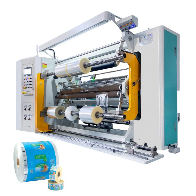 High Speed Matte Foil Slitter Rewinder Machine for Film & Foil Processing 1300mm Max Width