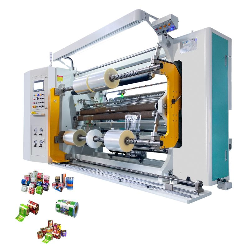 High Speed Matte Foil Slitter Rewinder Machine for Film & Foil Processing 1300mm Max Width