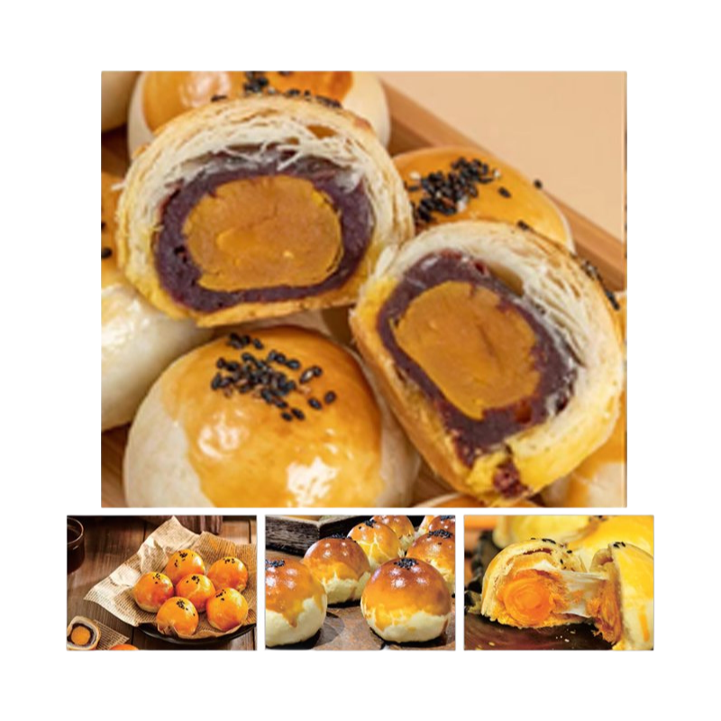 Industrial Food Processing Machine for Egg Yolk & Pineapple Pastry Production Line