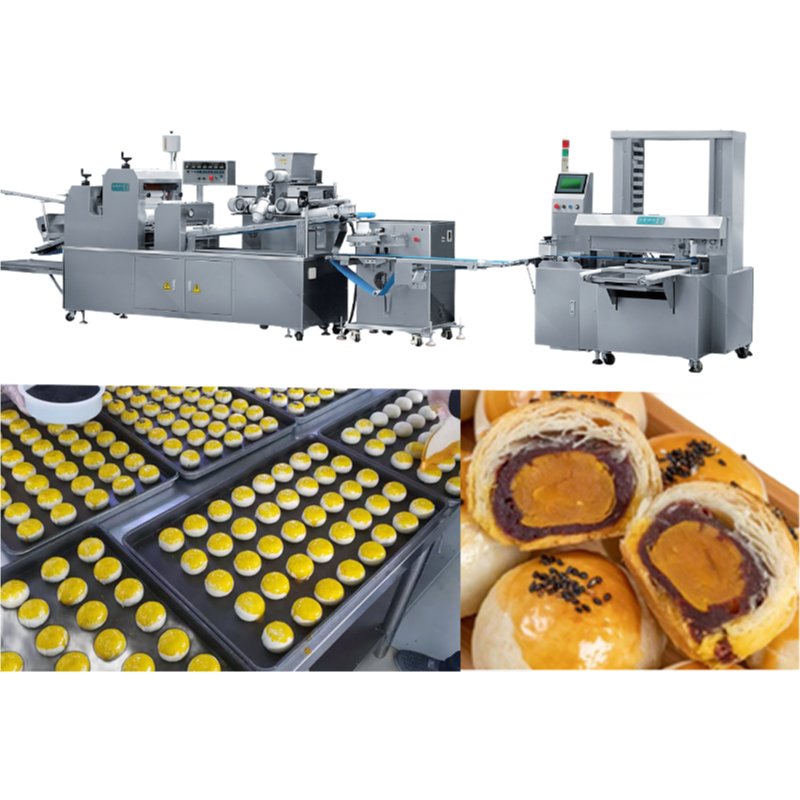 Industrial Food Processing Machine for Egg Yolk & Pineapple Pastry Production Line