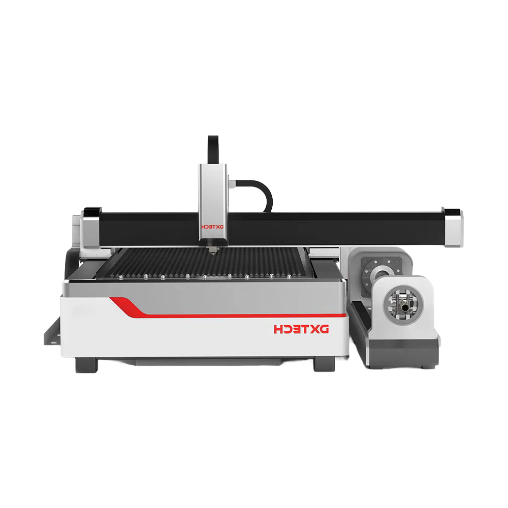 High-Precision DXTECH 3015FT Fiber Laser Cutting Machine for Metal Tube and Plate Processing
