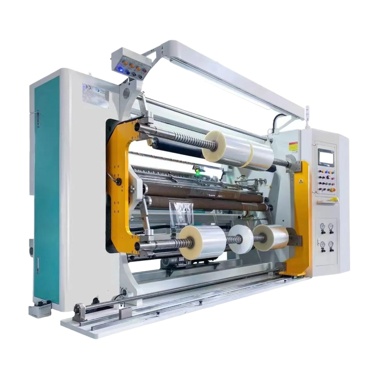 Industrial High-Speed Slitting Machine with Auto Tension Control for Film and Paper Processing
