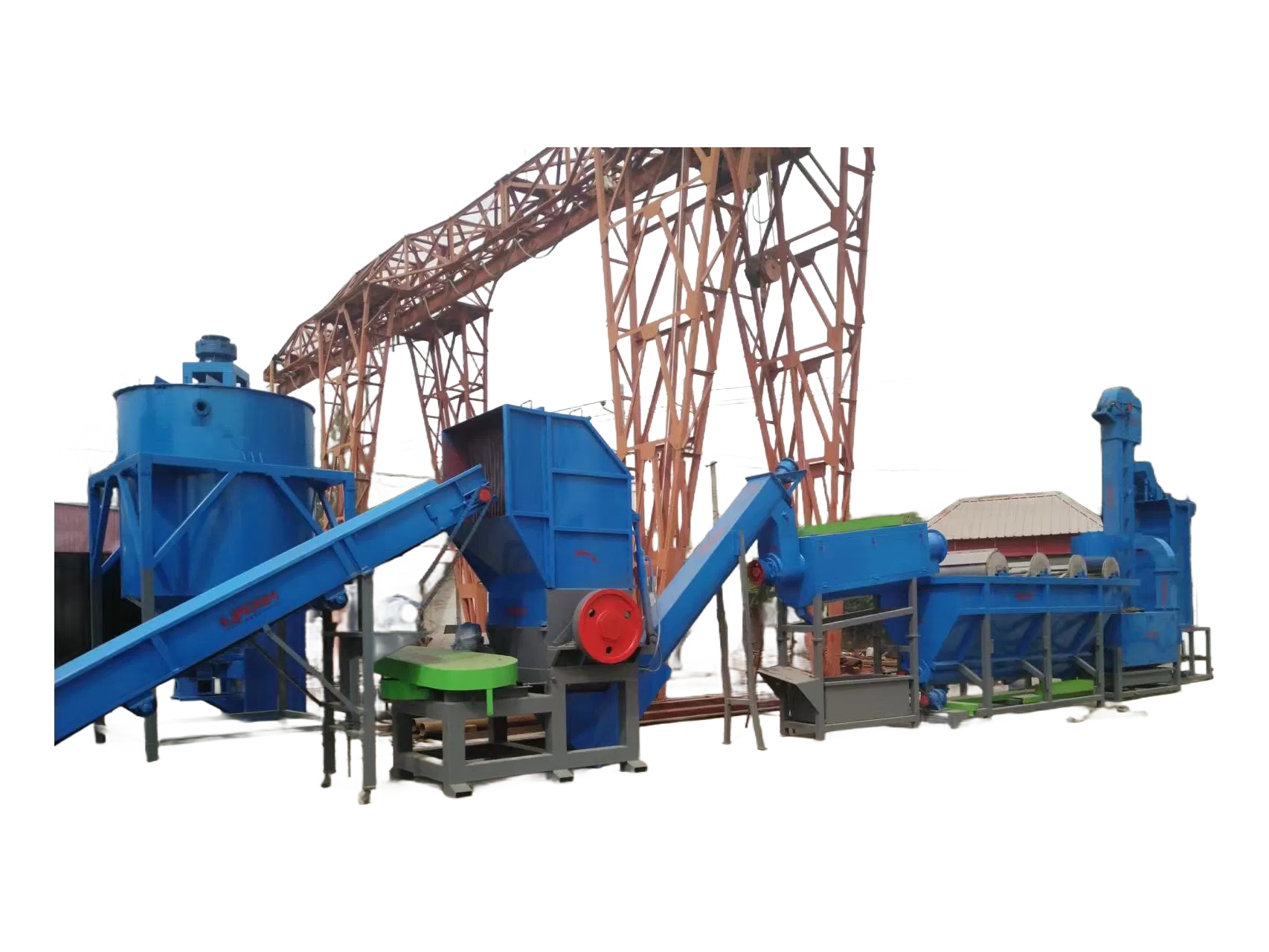 Factory Direct Supply Stainless Steel 304 Plastic Recycling Machine Line for PP HDPE PET Bottles Processing