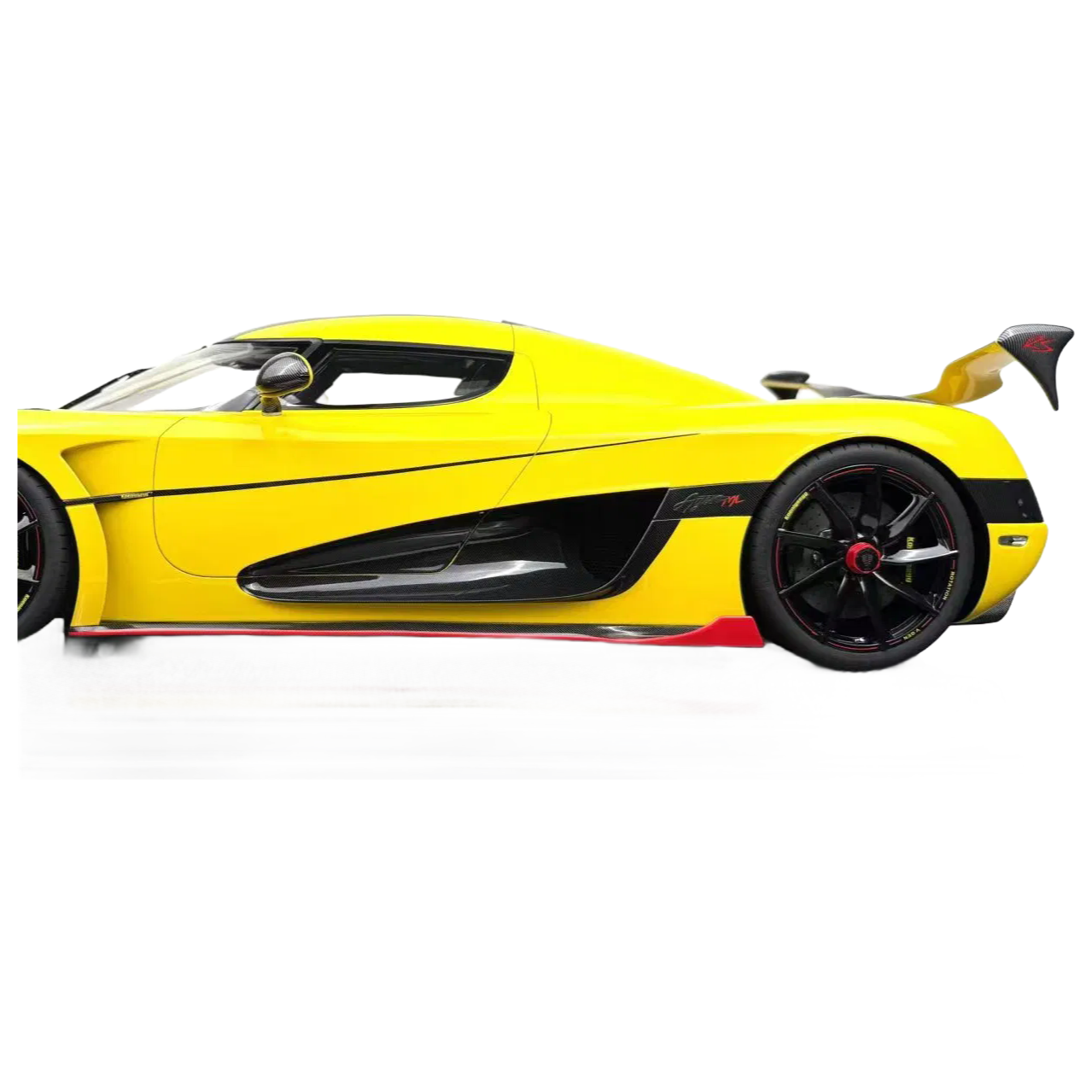 1/8 Scale Frontiart Koenigsegg Agera ML Lock Yellow Limited Edition Resin Car Model - High Precision Collectible Supercar Replica