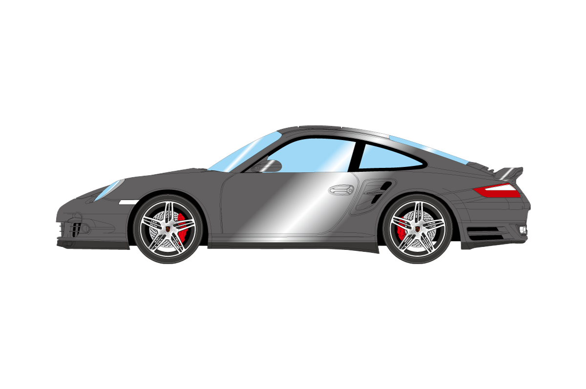 1/43 Scale 911 (997) Turbo 2006 Handmade Resin Car Model for Collection & Decoration