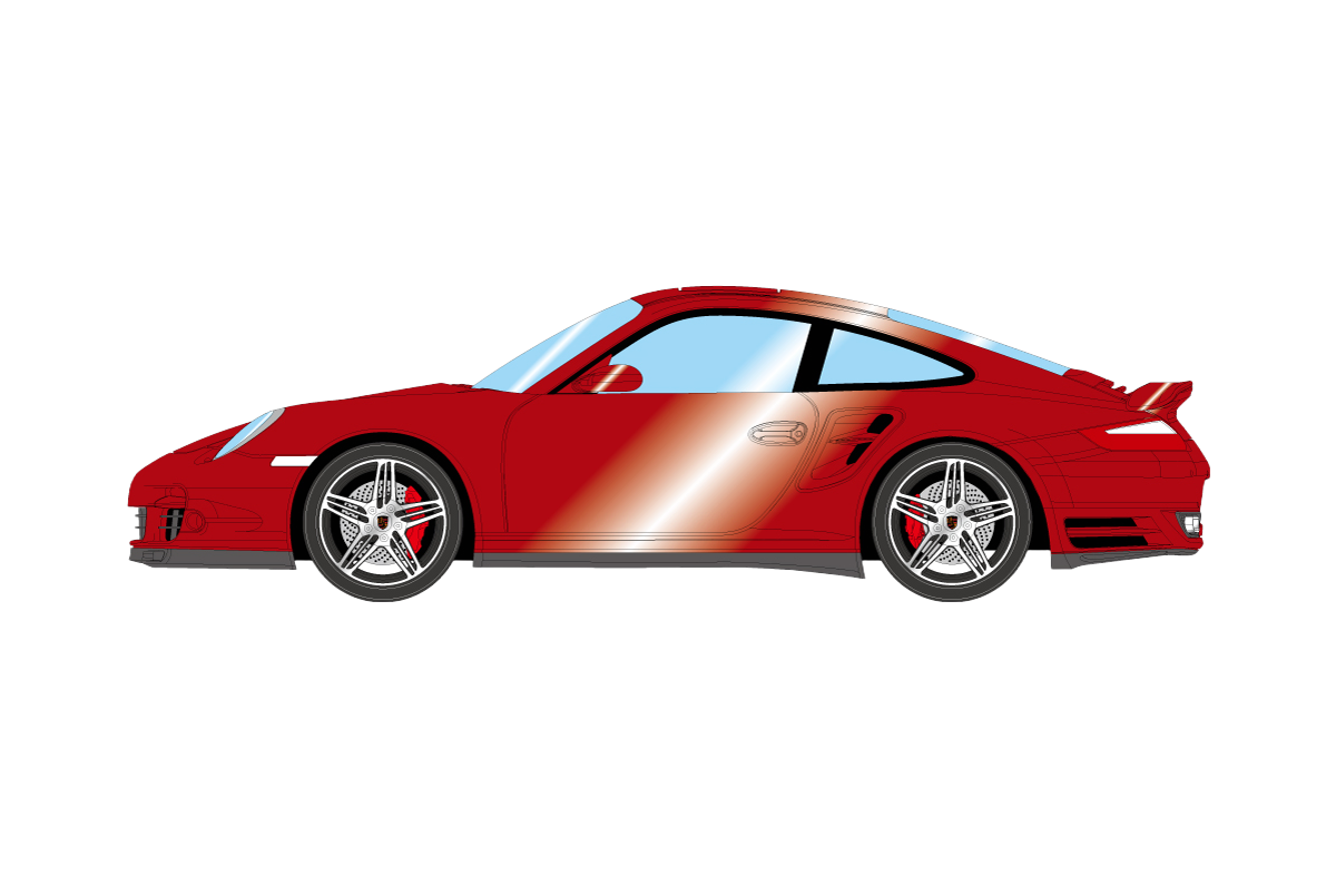 1/43 Scale 911 (997) Turbo 2006 Handmade Resin Car Model for Collection & Decoration