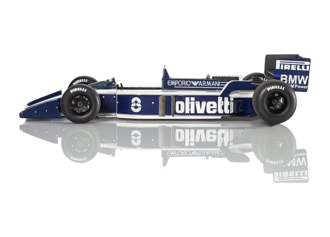 Brabham BT55 BMW Turbo F1 Olivetti 1986 1:18 Scale Resin Model Race Car for Collectors