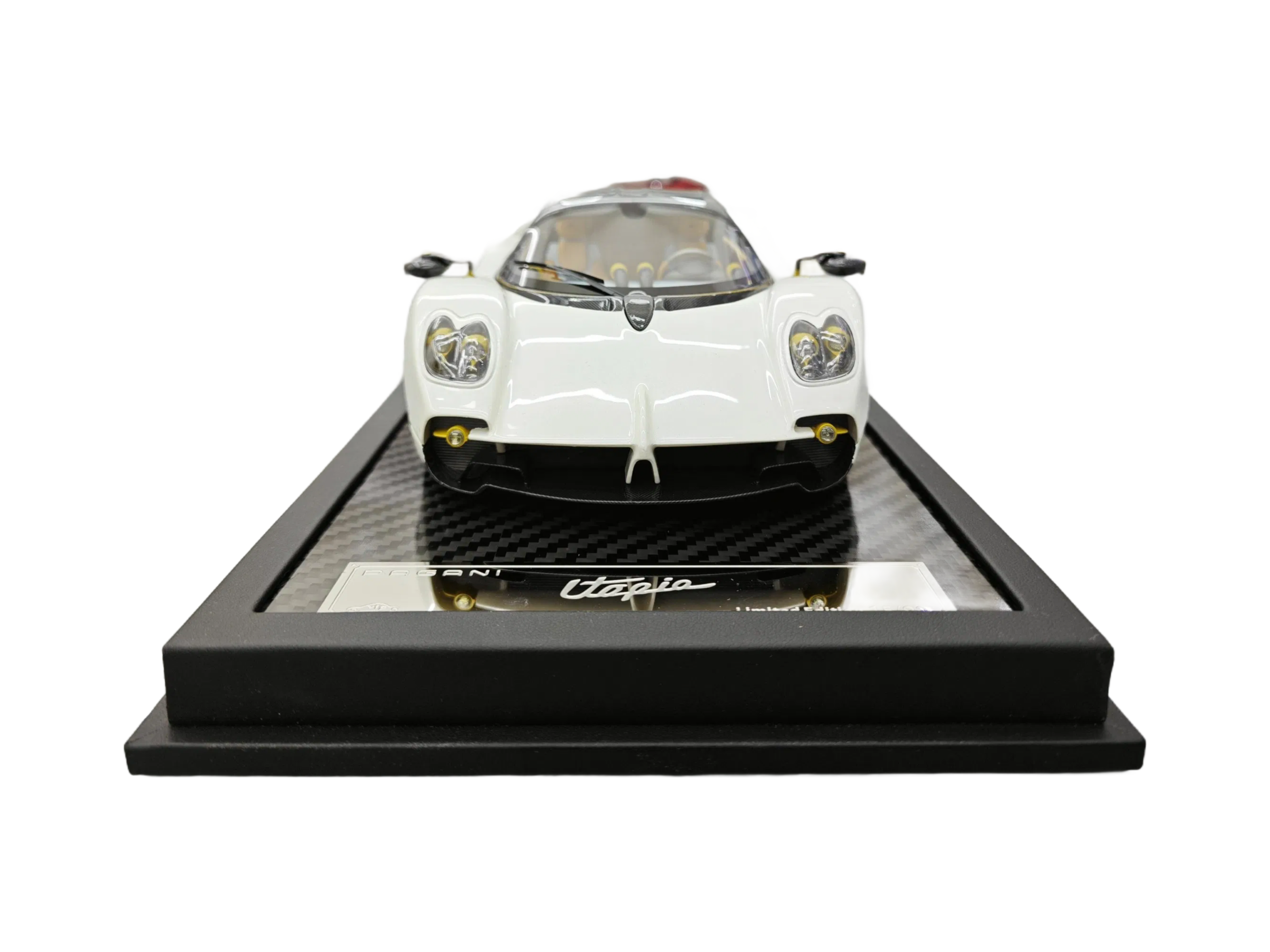 1/18 Pagani Utopia White Resin Car Model - High Precision Collectible Scale Model