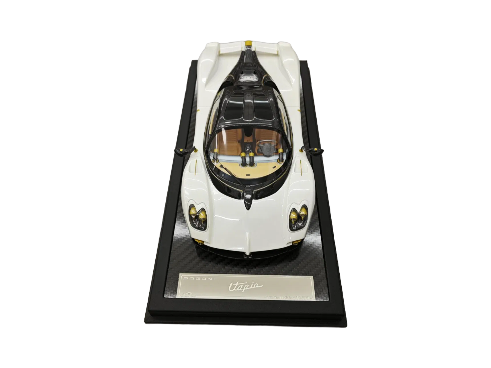 1/18 Pagani Utopia White Resin Car Model - High Precision Collectible Scale Model