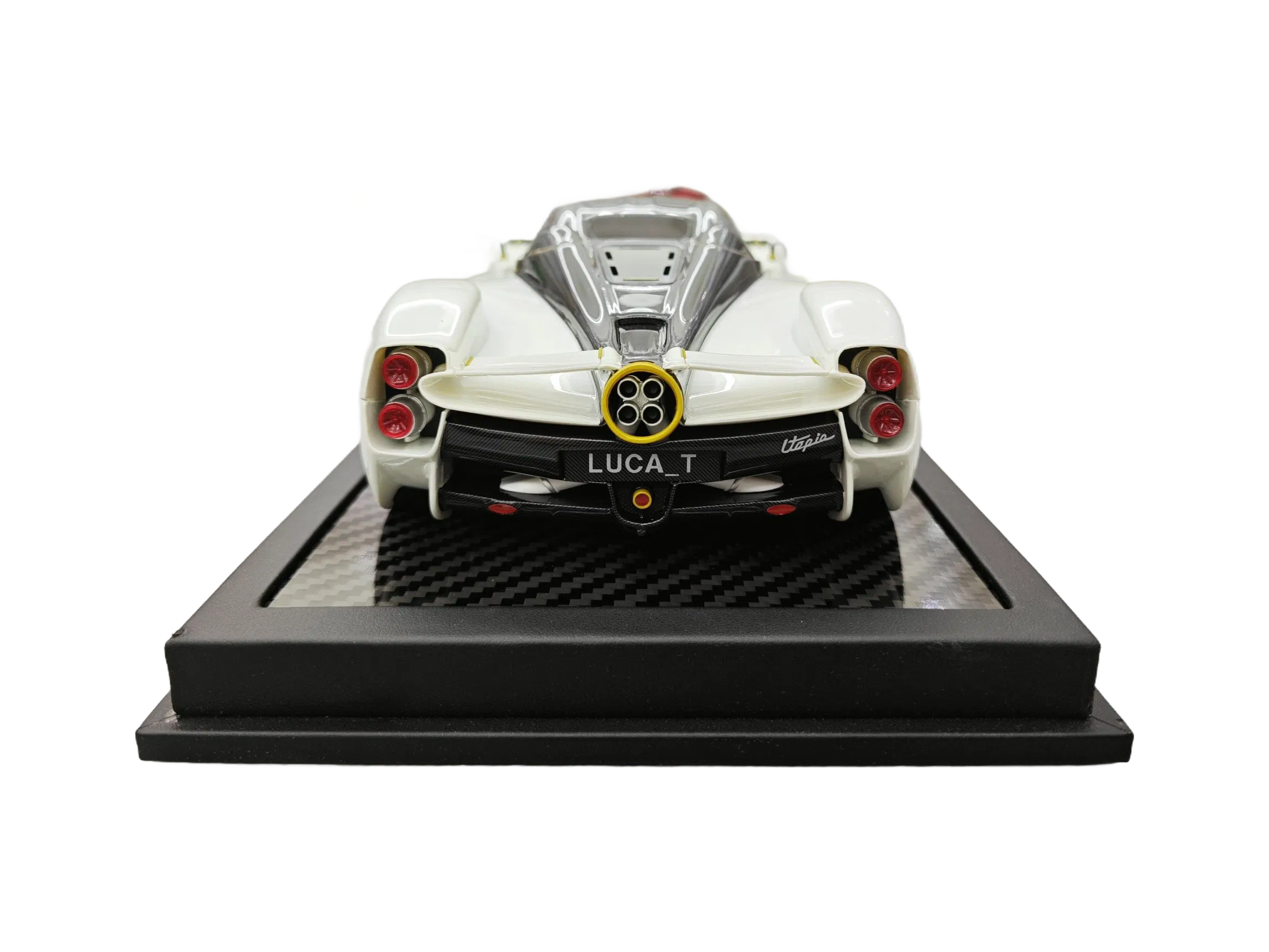 1/18 Pagani Utopia White Resin Car Model - High Precision Collectible Scale Model