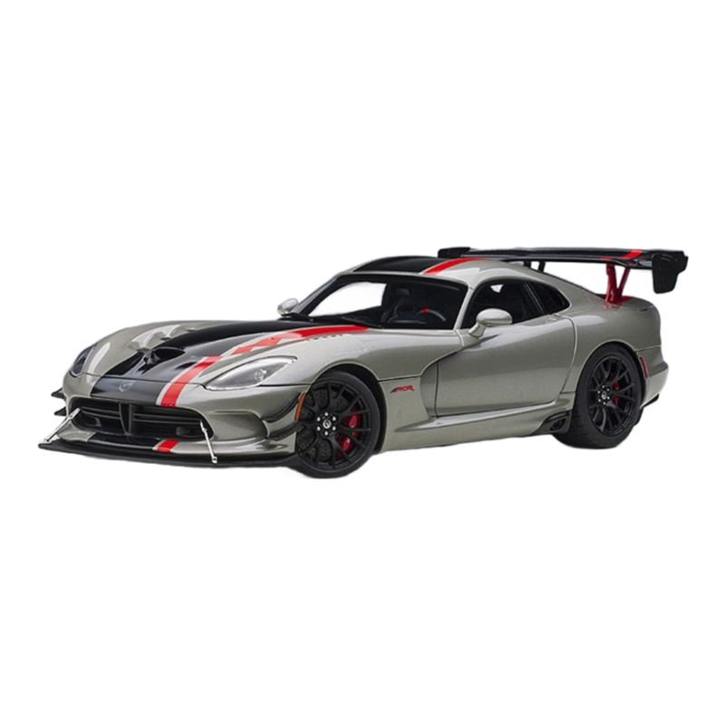 1:18 Dodge Viper SRT树脂汽车模型 收藏级白色彩绘车模