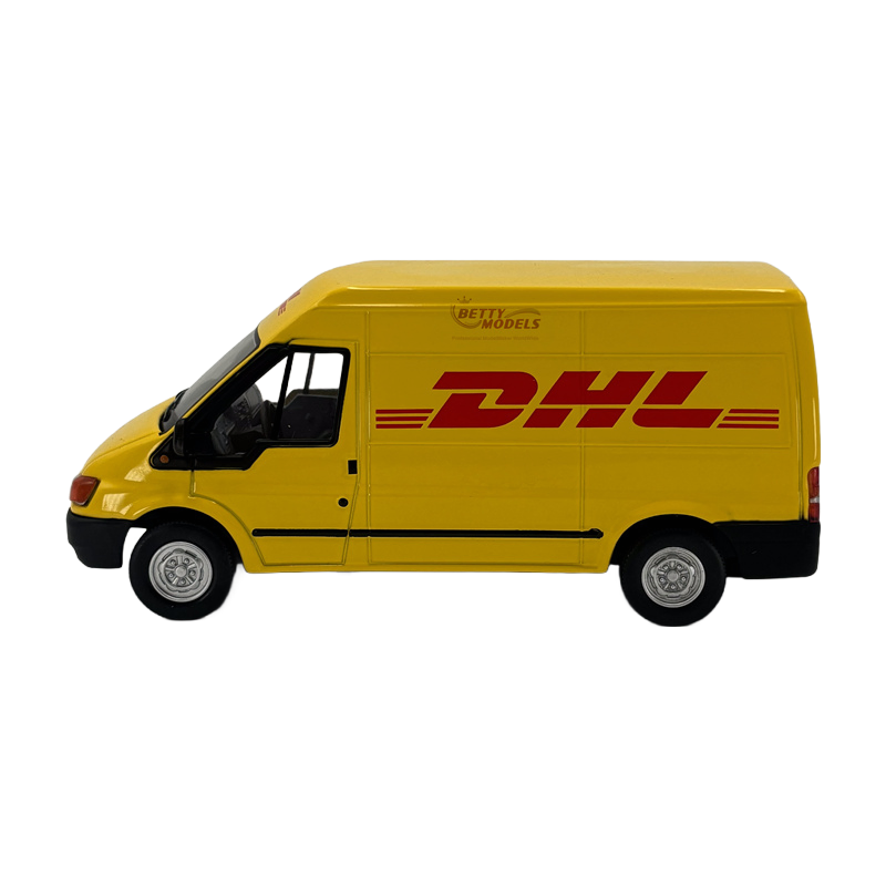 DHL Van Scale Model Custom Alloy Diecast Car Models for Collectors & Promotions