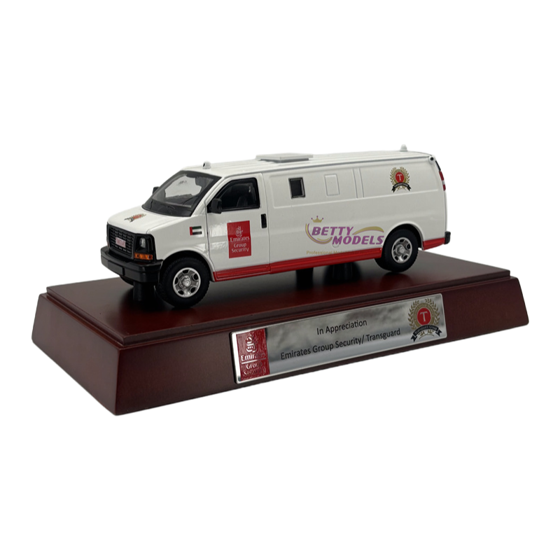 Custom Minibus MPV Alloy Diecast Scale Model - Premium Business Gift with Logo